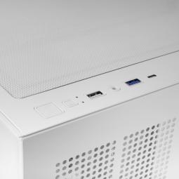 Caja ordenador mars gaming mcv5w atx argb cristal templado blanca