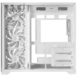 Caja ordenador mars gaming mcv5w atx argb cristal templado blanca