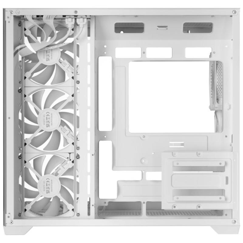 Caja ordenador mars gaming mcv5w atx argb cristal templado blanca