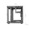 Caja ordenador mars gaming mc - cube matx argb cristal templado negra