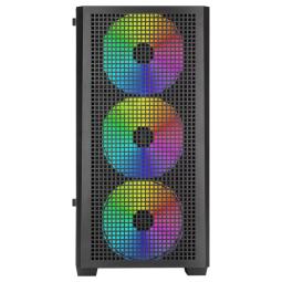 Caja ordenador mars gaming mc - vector matx argb cristal templado negra