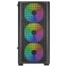 Caja ordenador mars gaming mc - vector matx argb cristal templado negra