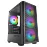 Caja ordenador mars gaming mc - vector matx argb cristal templado negra