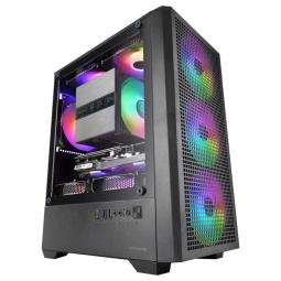 Caja ordenador mars gaming mc - vector matx argb cristal templado negra