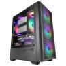 Caja ordenador mars gaming mc - vector matx argb cristal templado negra