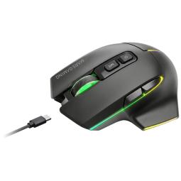 Raton inalambrico mars gaming mmw - vector negro