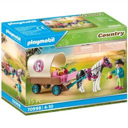 Playmobil carruaje de ponis - Imagen 1