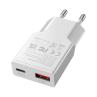 Cargador de pared mars gaming md - gan30w 30w 1x usb tipo c 1 x usb tipo a blanco
