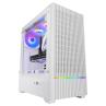 Caja ordenador mars gaming mc - quantum atx argb cristal templado blanco
