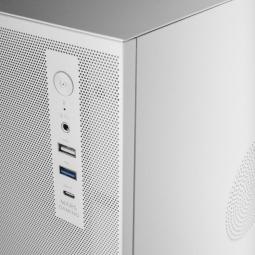 Caja ordenador mars gaming mc - meshprow matx blanca