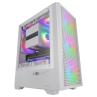 Caja ordenador mars gaming mc - vectorw matx argb cristal templado blanco
