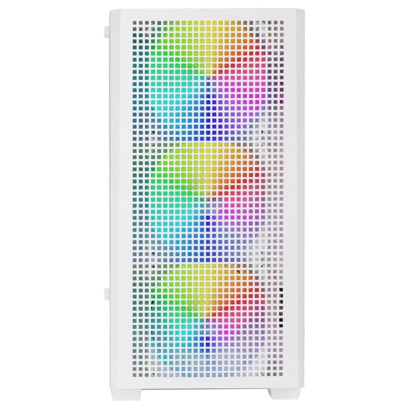 Caja ordenador mars gaming mc - vectorw matx argb cristal templado blanco