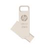 Memoria usb 3.2 - usb tipo c pny hp x206c - a otg 256gb metal