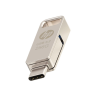 Memoria usb 3.2 - usb tipo c pny hp x206c - a otg 256gb metal