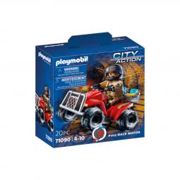 Playmobil bomberos -  speed quad - Imagen 1