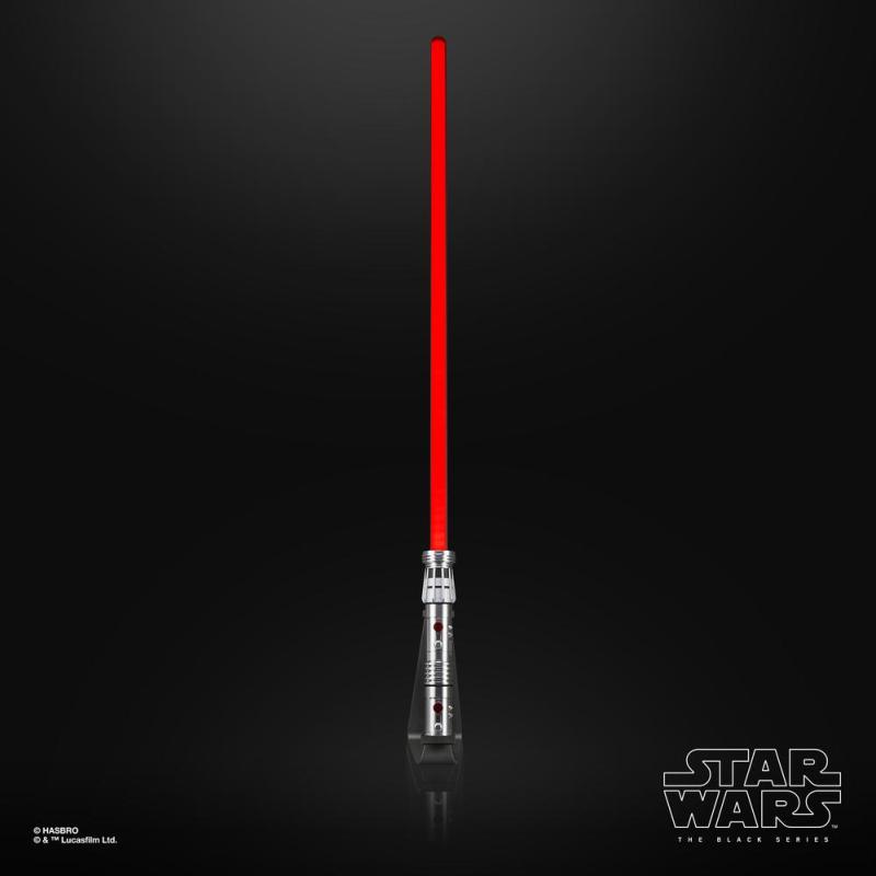 Sable de luz electrónico premium force fx elite hasbro star wars the black series maul