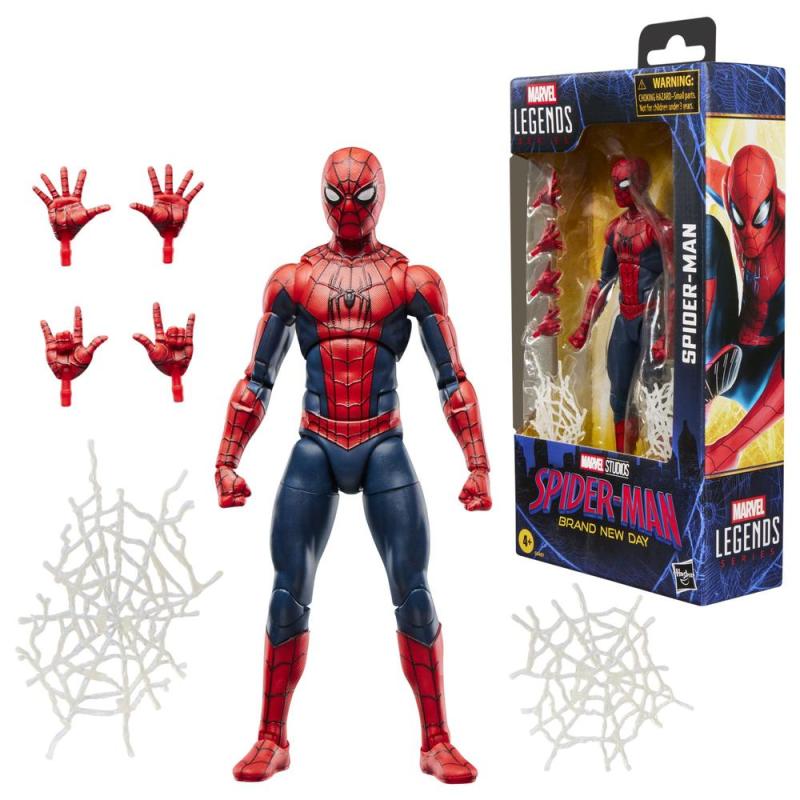 Figura hasbro marvel legends series spider - man brand new day - spider - man