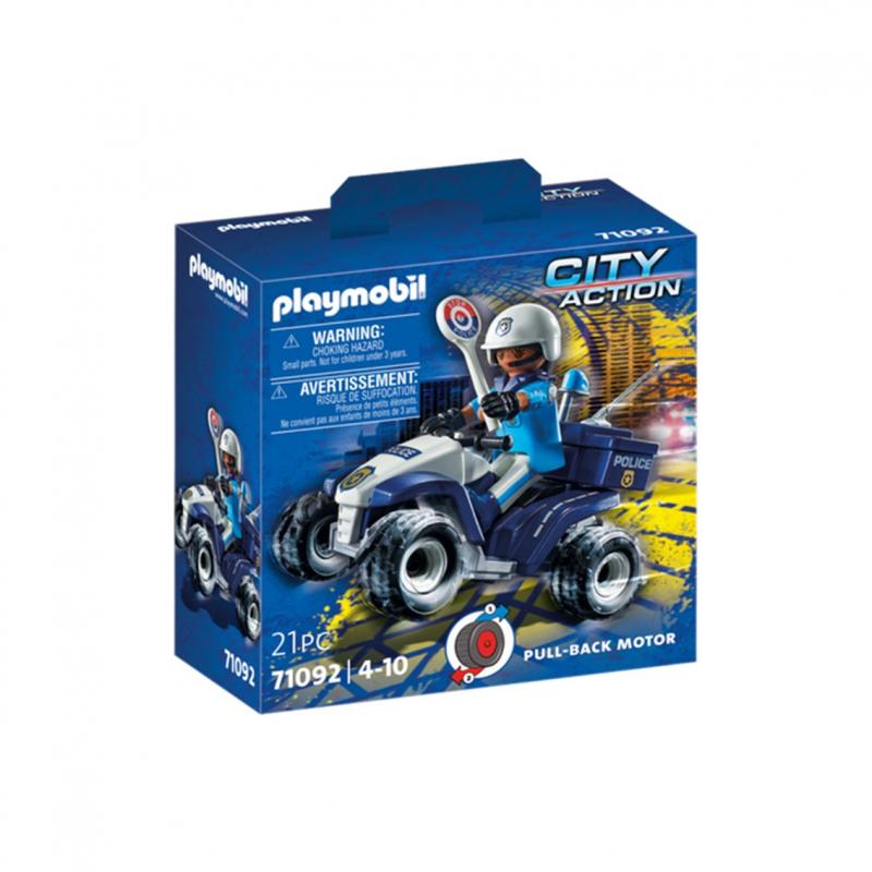 Playmobil policia -  speed quad - Imagen 1