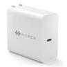 Cargador de pared universal hyper hj653e 65w usb tipo c blanco