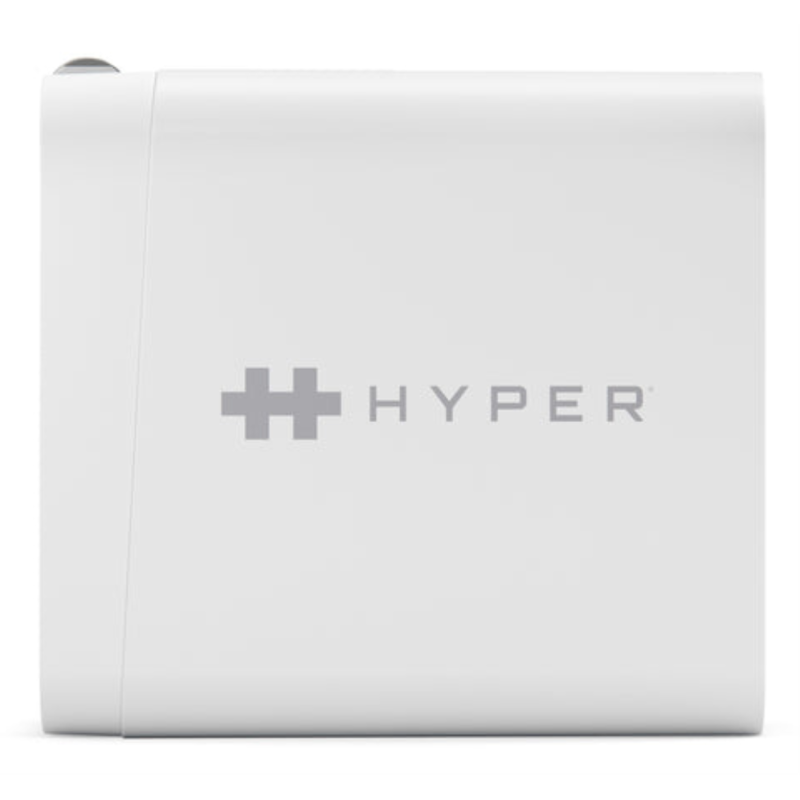 Cargador de pared universal hyper hj653e 65w usb tipo c blanco