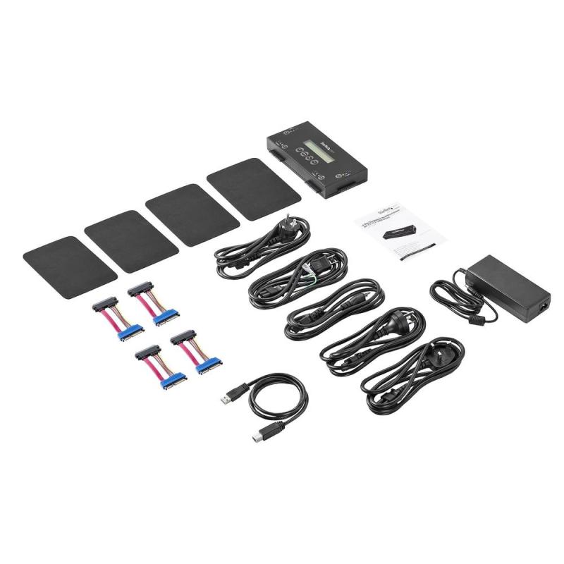 Borrador de disco duro hdd - ssd startech 4 bahias