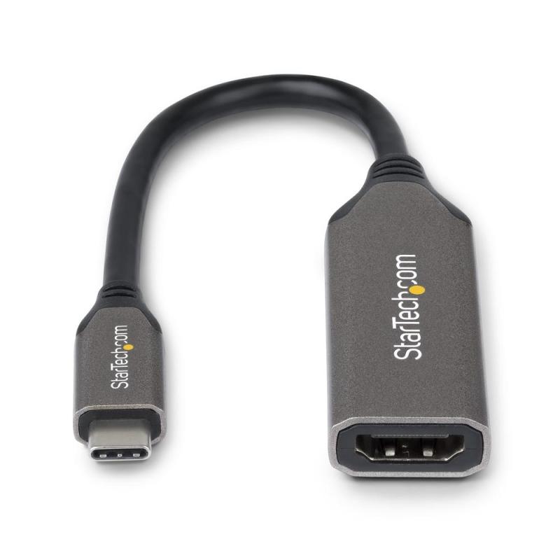 Cable usb tipo c a hdmi 8k startech 0.20m - macho - hembra