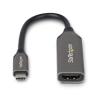 Cable usb tipo c a hdmi 8k startech 0.20m - macho - hembra
