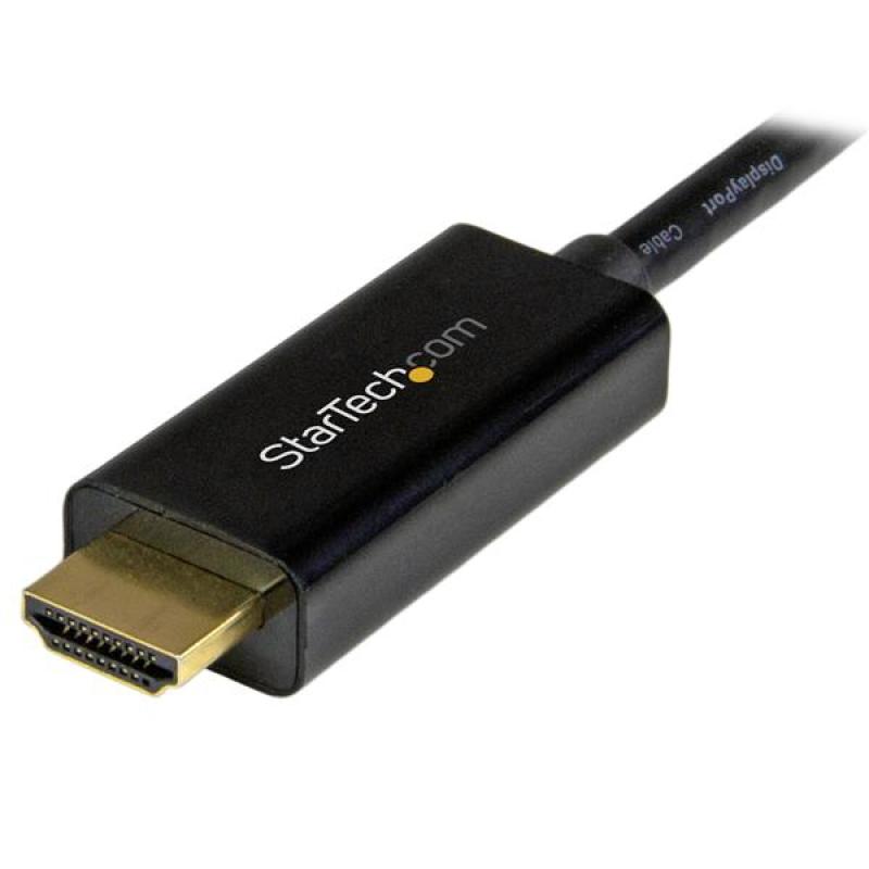 Cable mini dp a hdmi startech 2m - macho - macho - negro