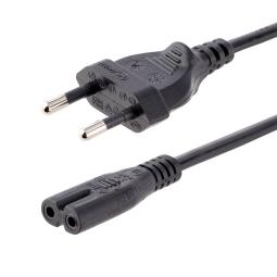 Cable cee7 - 16 a c7 startech 2m - macho - macho - negro