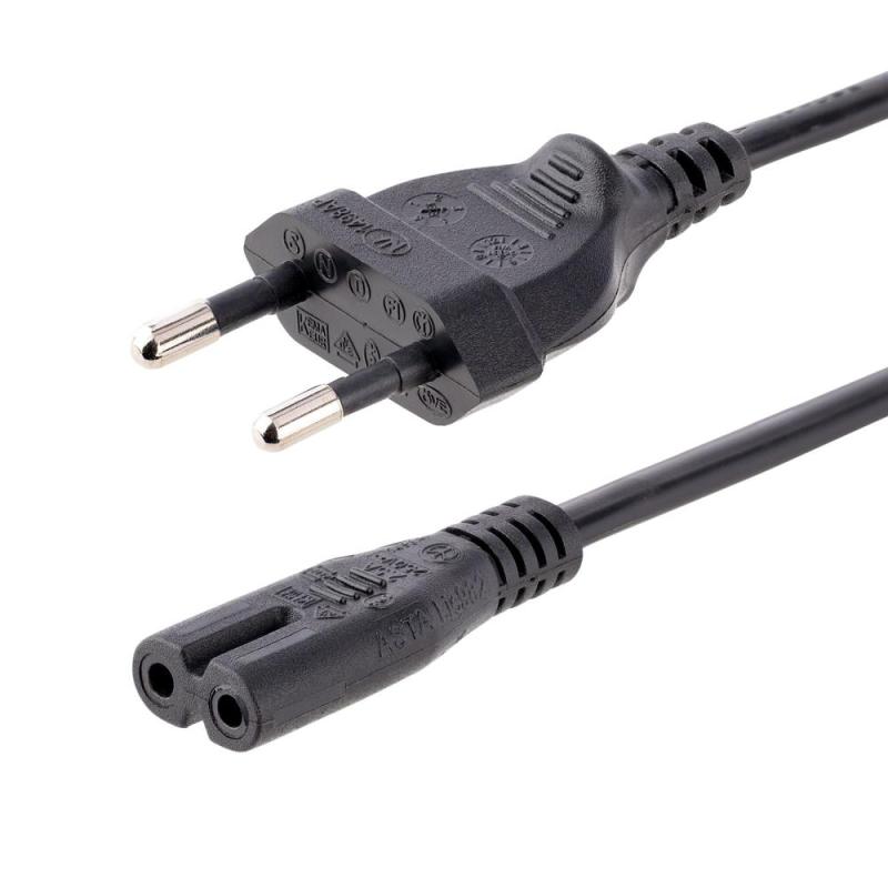 Cable cee7 - 16 a c7 startech 2m - macho - macho - negro