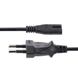Cable cee7 - 16 a c7 startech 2m - macho - macho - negro