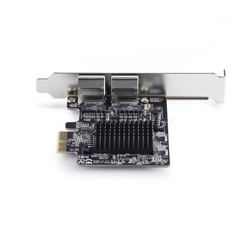 Tarjeta de red startech pr25gr - network - card 2x rj45 pci express