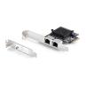 Tarjeta de red startech pr25gr - network - card 2x rj45 pci express