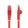 Cable de red startech latiguillo rj45 utp cat6 1.5m rojo