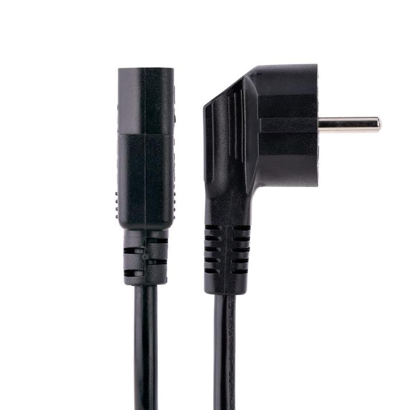 Cable schuko a iec c13 startech 3m - macho - hembra - negro