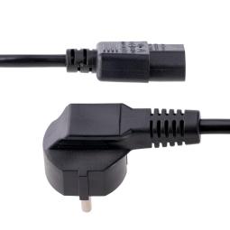 Cable schuko a iec c13 startech 3m - macho - hembra - negro