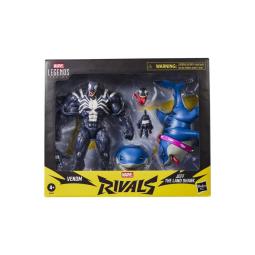 Pack 2 figuras hasbro marvel legends series rivals venom & jeff the land shark