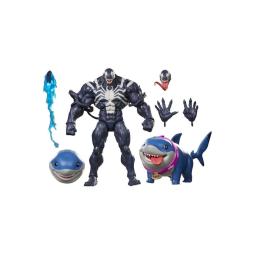 Pack 2 figuras hasbro marvel legends series rivals venom & jeff the land shark