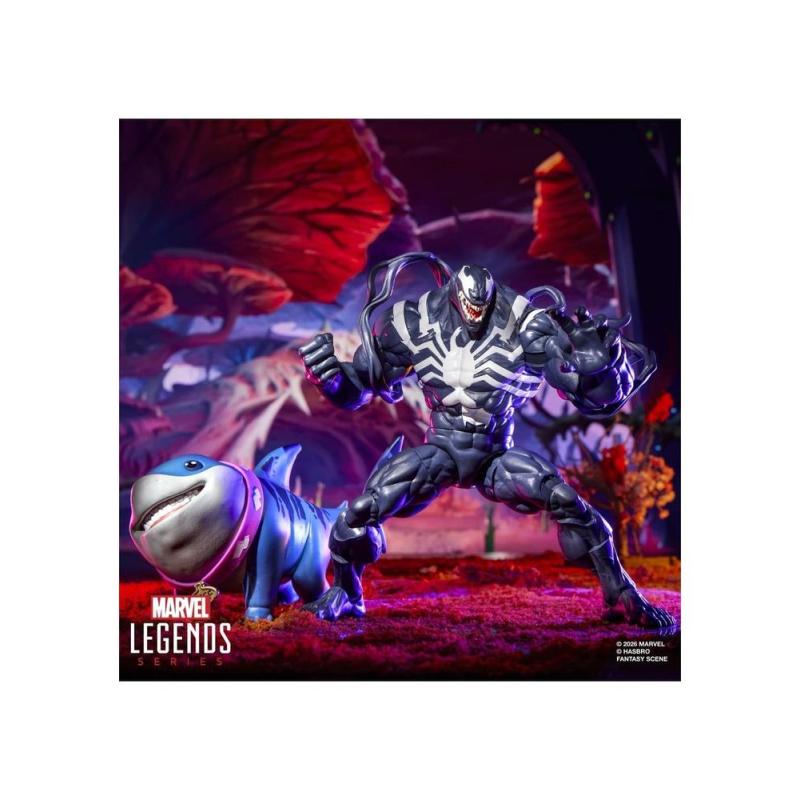 Pack 2 figuras hasbro marvel legends series rivals venom & jeff the land shark