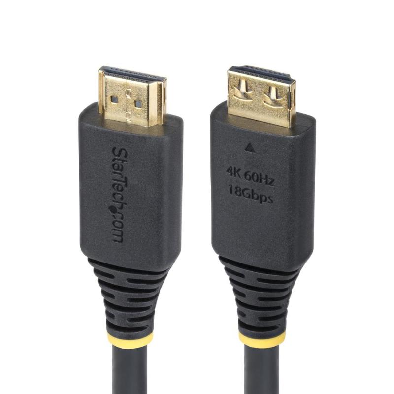 Cable hdmi 4k con agarre startech 0.50m - macho - macho