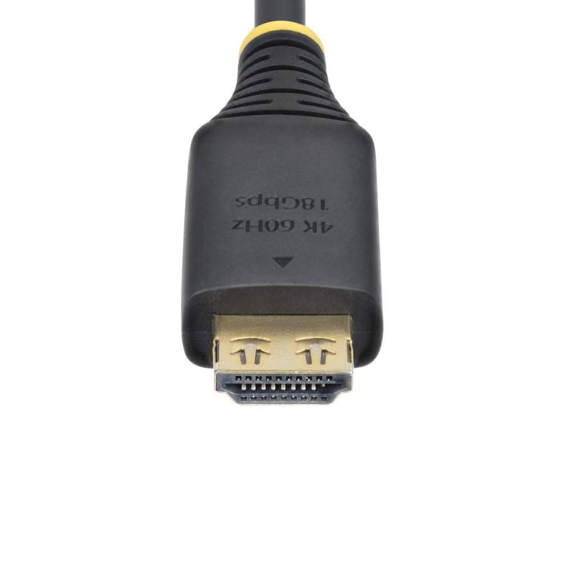 Cable hdmi 4k con agarre startech 0.50m - macho - macho