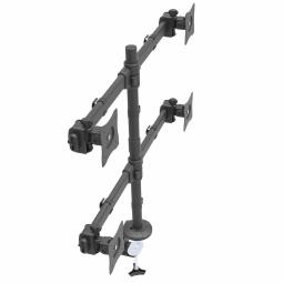 Soporte mesa startech vesa hasta 27 100x100mm max 32kg brazo cuadruple