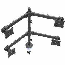 Soporte mesa startech vesa hasta 27 100x100mm max 32kg brazo cuadruple