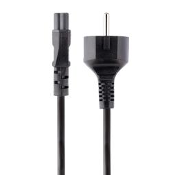 Cable schuko a iec c5 startech 3m - macho - hembra - negro