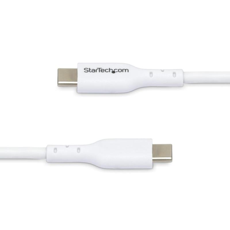 Cable usb tipo c startech 2m - macho - macho - blanco
