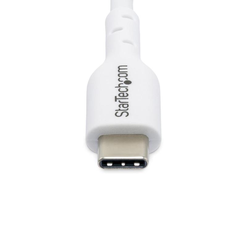 Cable usb tipo c startech 2m - macho - macho - blanco
