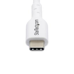Cable usb tipo c startech 3m - macho - macho - blanco