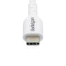 Cable usb tipo c startech 3m - macho - macho - blanco