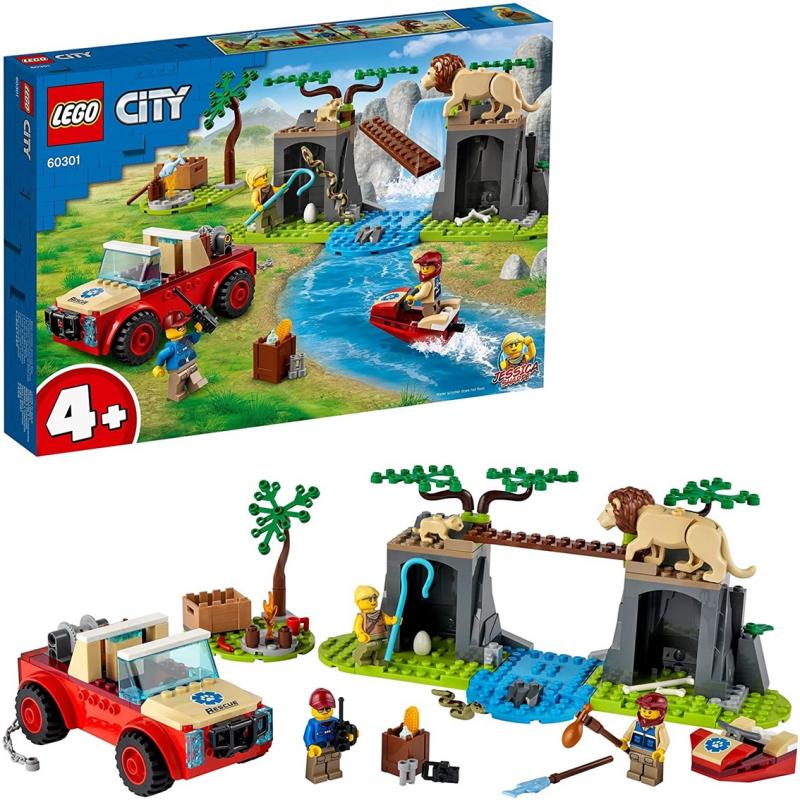 Lego city rescate de la fauna salvaje: todoterreno - Imagen 1