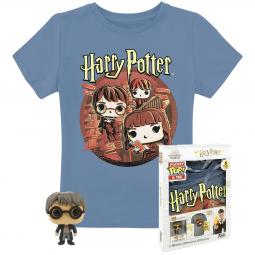 Pop & tee harry potter funko + camiseta trio talla m - Imagen 1